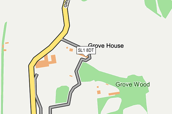 SL1 8DT map - OS OpenMap – Local (Ordnance Survey) SL1 8DT map - OS OpenMap – Local (Ordnance Survey)