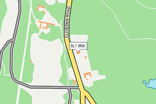 SL1 8NX map - OS OpenMap – Local (Ordnance Survey) SL1 8NX map - OS OpenMap – Local (Ordnance Survey)