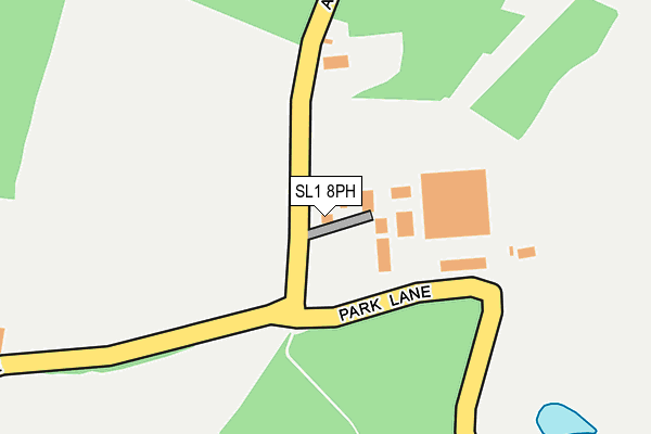SL1 8PH map - OS OpenMap – Local (Ordnance Survey) SL1 8PH map - OS OpenMap – Local (Ordnance Survey)