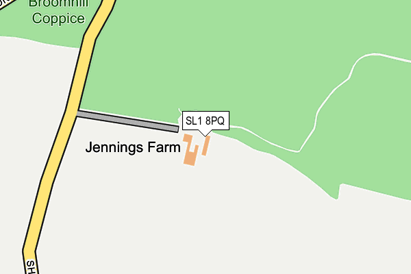 SL1 8PQ map - OS OpenMap – Local (Ordnance Survey) SL1 8PQ map - OS OpenMap – Local (Ordnance Survey)