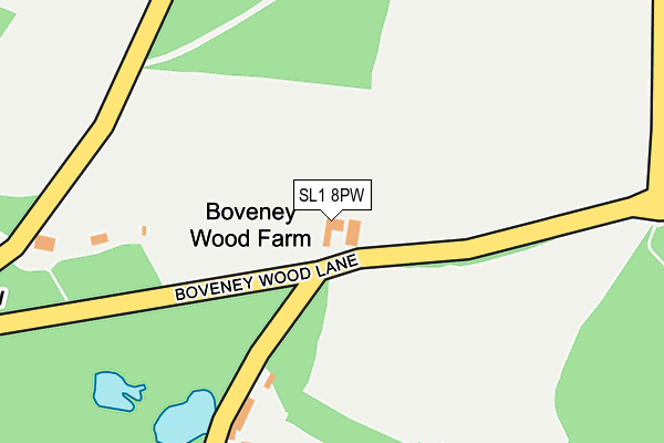 SL1 8PW map - OS OpenMap – Local (Ordnance Survey) SL1 8PW map - OS OpenMap – Local (Ordnance Survey)