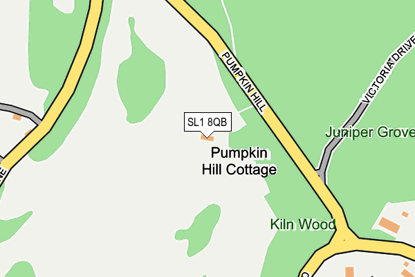 SL1 8QB map - OS OpenMap – Local (Ordnance Survey) SL1 8QB map - OS OpenMap – Local (Ordnance Survey)