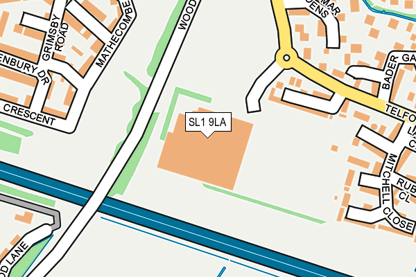 SL1 9LA map - OS OpenMap – Local (Ordnance Survey) SL1 9LA map - OS OpenMap – Local (Ordnance Survey)
