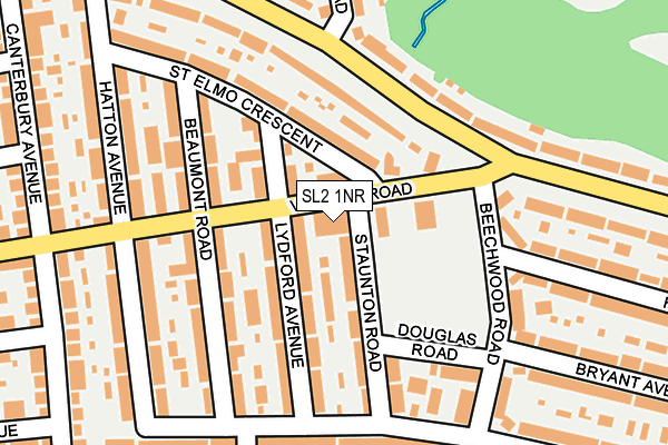 SL2 1NR map - OS OpenMap – Local (Ordnance Survey) SL2 1NR map - OS OpenMap – Local (Ordnance Survey)