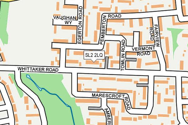 SL2 2LQ map - OS OpenMap – Local (Ordnance Survey) SL2 2LQ map - OS OpenMap – Local (Ordnance Survey)