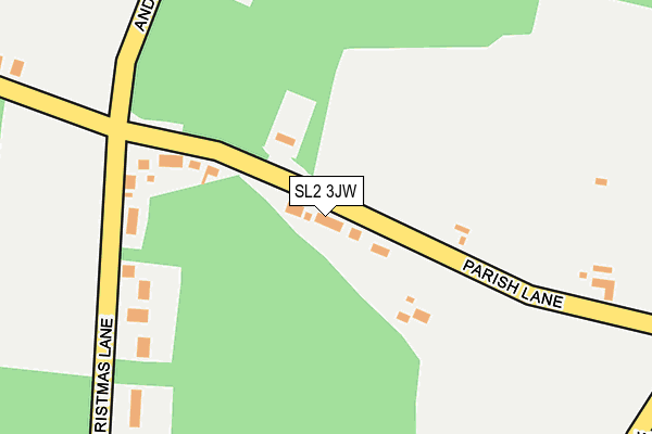 SL2 3JW map - OS OpenMap – Local (Ordnance Survey) SL2 3JW map - OS OpenMap – Local (Ordnance Survey)