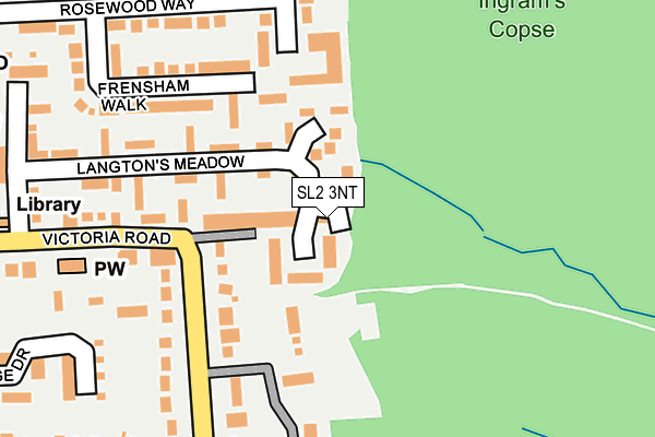 SL2 3NT map - OS OpenMap – Local (Ordnance Survey) SL2 3NT map - OS OpenMap – Local (Ordnance Survey)
