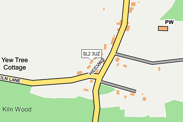 SL2 3UZ map - OS OpenMap – Local (Ordnance Survey) SL2 3UZ map - OS OpenMap – Local (Ordnance Survey)