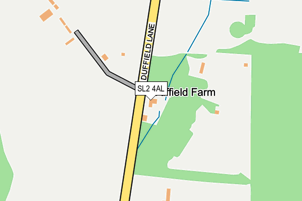 SL2 4AL map - OS OpenMap – Local (Ordnance Survey) SL2 4AL map - OS OpenMap – Local (Ordnance Survey)