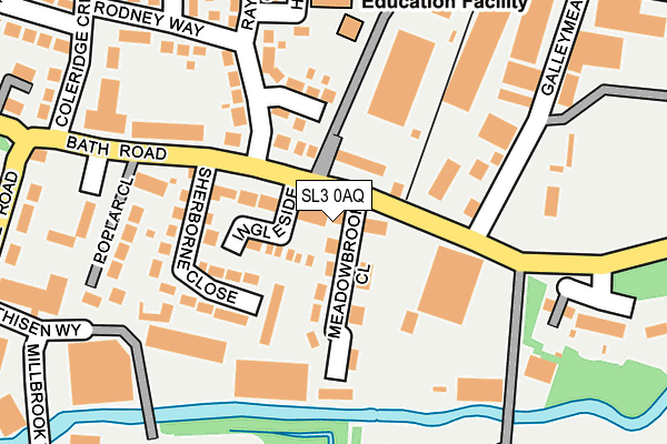 SL3 0AQ map - OS OpenMap – Local (Ordnance Survey) SL3 0AQ map - OS OpenMap – Local (Ordnance Survey)