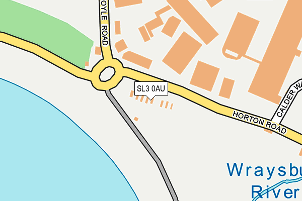 SL3 0AU map - OS OpenMap – Local (Ordnance Survey)