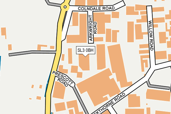 SL3 0BH map - OS OpenMap – Local (Ordnance Survey) SL3 0BH map - OS OpenMap – Local (Ordnance Survey)