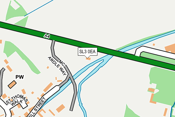 SL3 0EA map - OS OpenMap – Local (Ordnance Survey) SL3 0EA map - OS OpenMap – Local (Ordnance Survey)