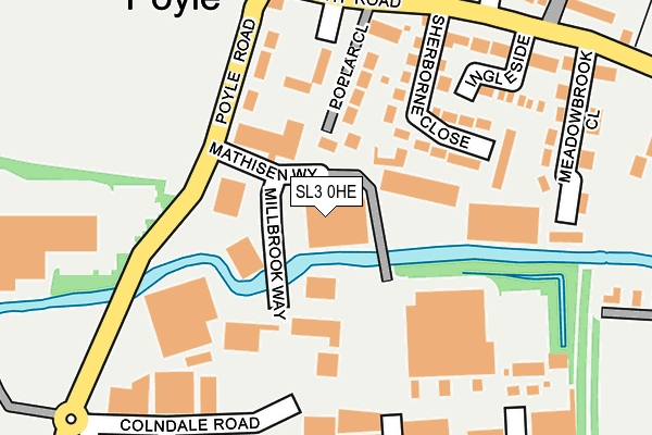 SL3 0HE map - OS OpenMap – Local (Ordnance Survey) SL3 0HE map - OS OpenMap – Local (Ordnance Survey)