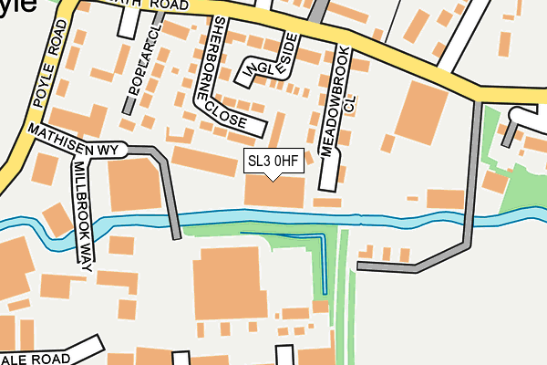 SL3 0HF map - OS OpenMap – Local (Ordnance Survey) SL3 0HF map - OS OpenMap – Local (Ordnance Survey)