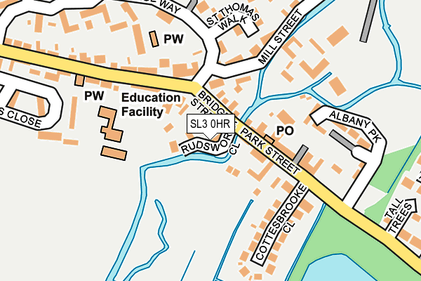 SL3 0HR map - OS OpenMap – Local (Ordnance Survey) SL3 0HR map - OS OpenMap – Local (Ordnance Survey)