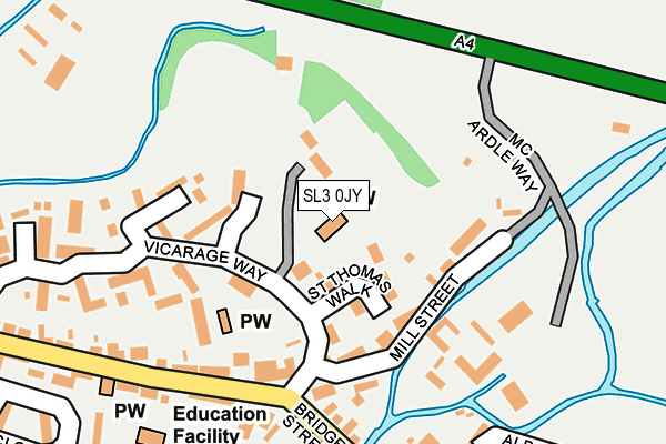 SL3 0JY map - OS OpenMap – Local (Ordnance Survey) SL3 0JY map - OS OpenMap – Local (Ordnance Survey)
