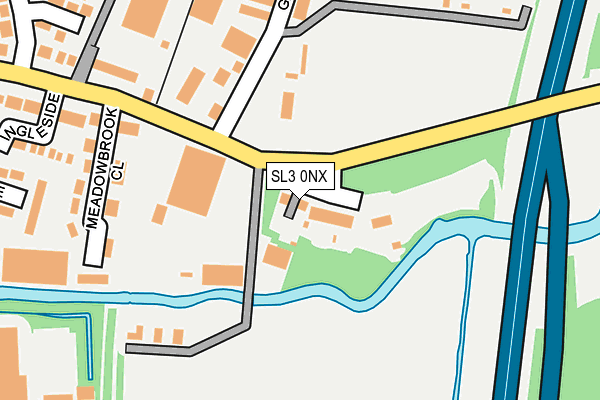 SL3 0NX map - OS OpenMap – Local (Ordnance Survey) SL3 0NX map - OS OpenMap – Local (Ordnance Survey)