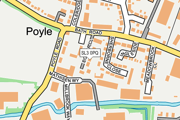 SL3 0PQ map - OS OpenMap – Local (Ordnance Survey) SL3 0PQ map - OS OpenMap – Local (Ordnance Survey)