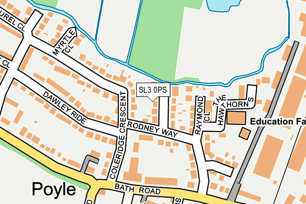 SL3 0PS map - OS OpenMap – Local (Ordnance Survey) SL3 0PS map - OS OpenMap – Local (Ordnance Survey)