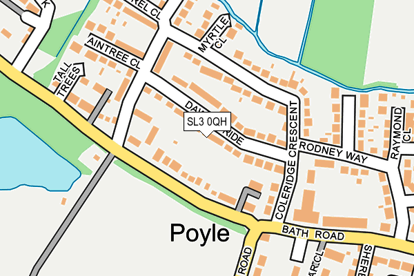 SL3 0QH map - OS OpenMap – Local (Ordnance Survey) SL3 0QH map - OS OpenMap – Local (Ordnance Survey)