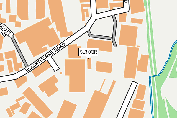 SL3 0QR map - OS OpenMap – Local (Ordnance Survey) SL3 0QR map - OS OpenMap – Local (Ordnance Survey)