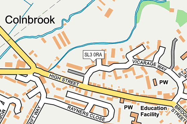 SL3 0RA map - OS OpenMap – Local (Ordnance Survey) SL3 0RA map - OS OpenMap – Local (Ordnance Survey)