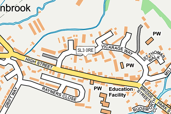 SL3 0RE map - OS OpenMap – Local (Ordnance Survey) SL3 0RE map - OS OpenMap – Local (Ordnance Survey)
