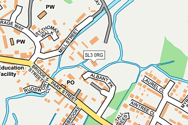 SL3 0RG map - OS OpenMap – Local (Ordnance Survey) SL3 0RG map - OS OpenMap – Local (Ordnance Survey)