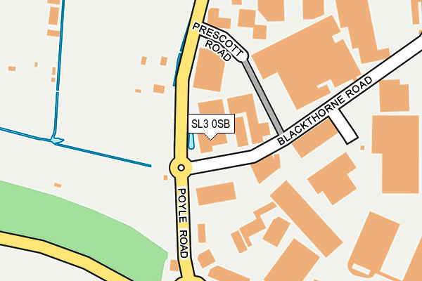 SL3 0SB map - OS OpenMap – Local (Ordnance Survey) SL3 0SB map - OS OpenMap – Local (Ordnance Survey)