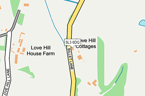 SL3 6DQ map - OS OpenMap – Local (Ordnance Survey)