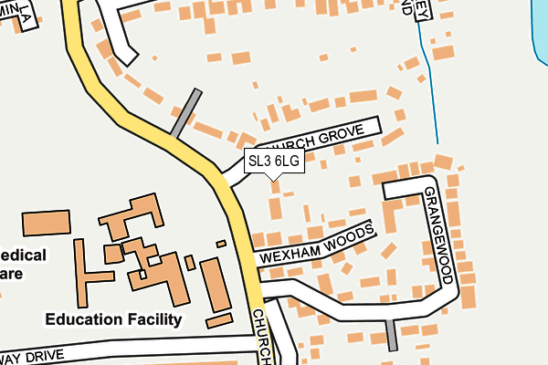 SL3 6LG map - OS OpenMap – Local (Ordnance Survey) SL3 6LG map - OS OpenMap – Local (Ordnance Survey)