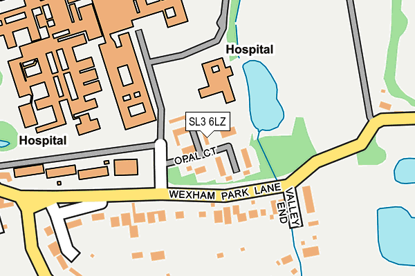 SL3 6LZ map - OS OpenMap – Local (Ordnance Survey) SL3 6LZ map - OS OpenMap – Local (Ordnance Survey)