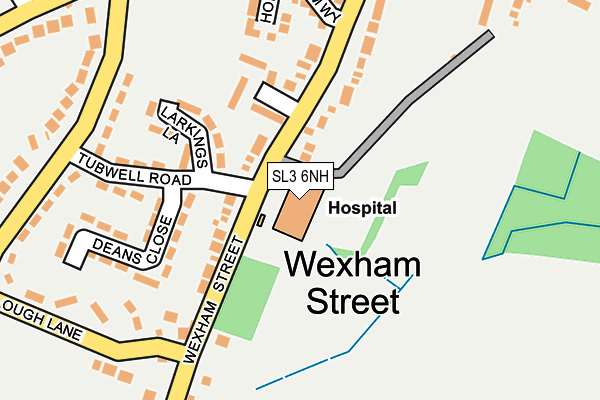 SL3 6NH map - OS OpenMap – Local (Ordnance Survey) SL3 6NH map - OS OpenMap – Local (Ordnance Survey)
