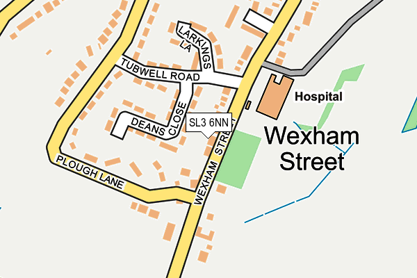 SL3 6NN map - OS OpenMap – Local (Ordnance Survey) SL3 6NN map - OS OpenMap – Local (Ordnance Survey)