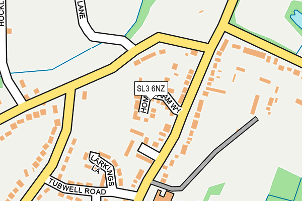SL3 6NZ map - OS OpenMap – Local (Ordnance Survey) SL3 6NZ map - OS OpenMap – Local (Ordnance Survey)