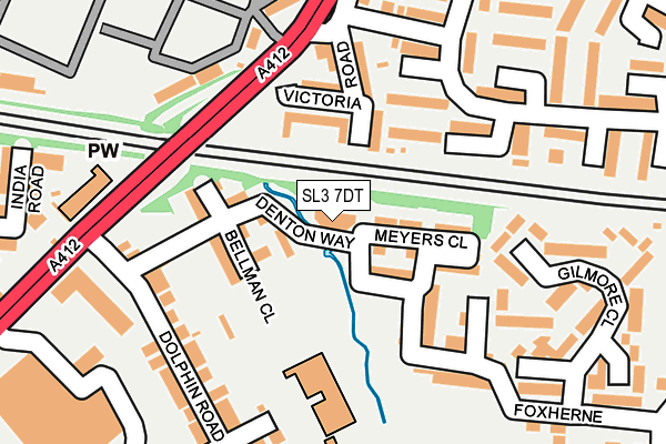 SL3 7DT map - OS OpenMap – Local (Ordnance Survey) SL3 7DT map - OS OpenMap – Local (Ordnance Survey)