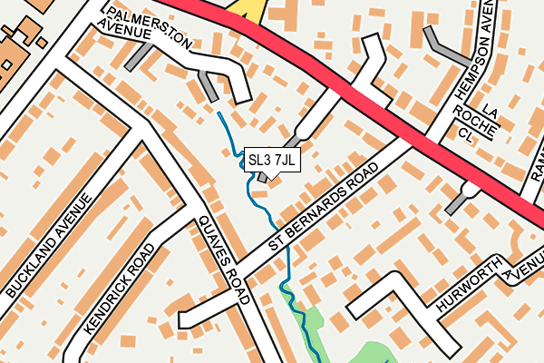 SL3 7JL map - OS OpenMap – Local (Ordnance Survey) SL3 7JL map - OS OpenMap – Local (Ordnance Survey)
