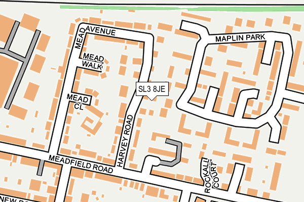 SL3 8JE map - OS OpenMap – Local (Ordnance Survey) SL3 8JE map - OS OpenMap – Local (Ordnance Survey)