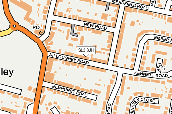 SL3 8JH map - OS OpenMap – Local (Ordnance Survey) SL3 8JH map - OS OpenMap – Local (Ordnance Survey)