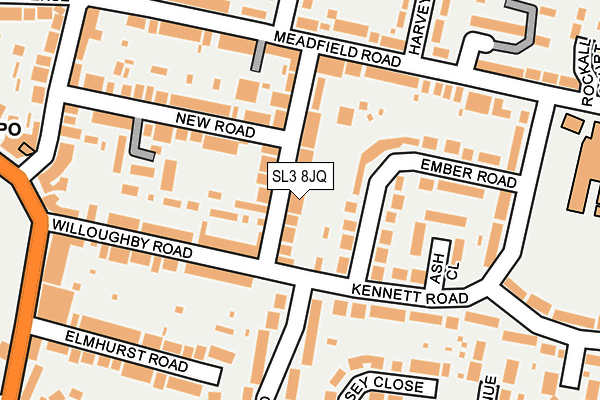 SL3 8JQ map - OS OpenMap – Local (Ordnance Survey) SL3 8JQ map - OS OpenMap – Local (Ordnance Survey)