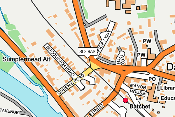 SL3 9AS map - OS OpenMap – Local (Ordnance Survey) SL3 9AS map - OS OpenMap – Local (Ordnance Survey)
