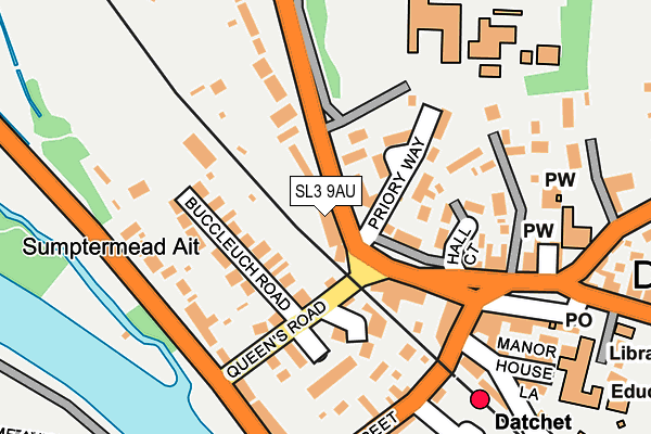 SL3 9AU map - OS OpenMap – Local (Ordnance Survey) SL3 9AU map - OS OpenMap – Local (Ordnance Survey)