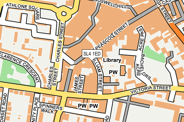 SL4 1ED map - OS OpenMap – Local (Ordnance Survey) SL4 1ED map - OS OpenMap – Local (Ordnance Survey)