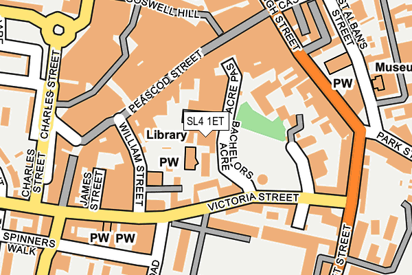 SL4 1ET map - OS OpenMap – Local (Ordnance Survey) SL4 1ET map - OS OpenMap – Local (Ordnance Survey)