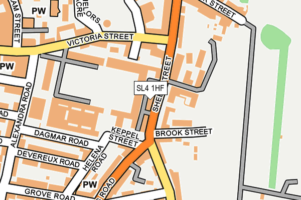 SL4 1HF map - OS OpenMap – Local (Ordnance Survey) SL4 1HF map - OS OpenMap – Local (Ordnance Survey)