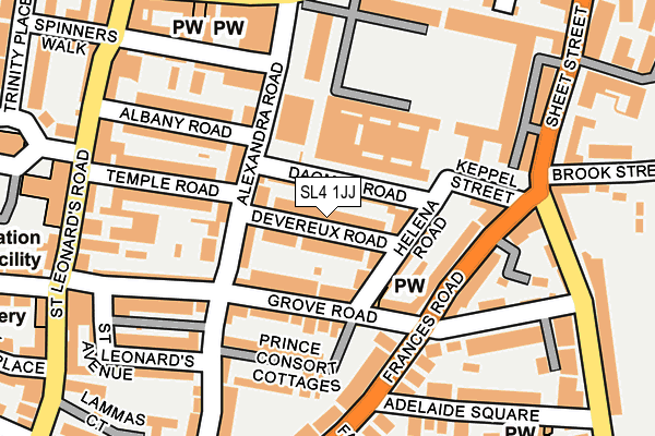 SL4 1JJ map - OS OpenMap – Local (Ordnance Survey) SL4 1JJ map - OS OpenMap – Local (Ordnance Survey)