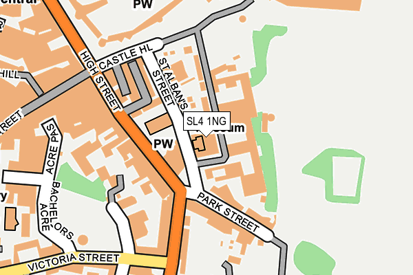 SL4 1NG map - OS OpenMap – Local (Ordnance Survey) SL4 1NG map - OS OpenMap – Local (Ordnance Survey)