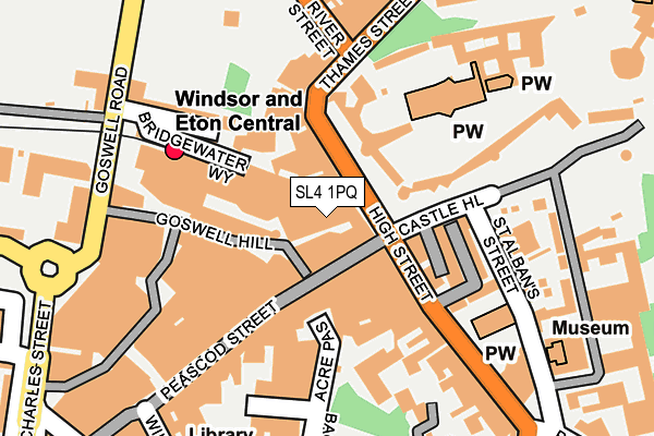 SL4 1PQ map - OS OpenMap – Local (Ordnance Survey) SL4 1PQ map - OS OpenMap – Local (Ordnance Survey)