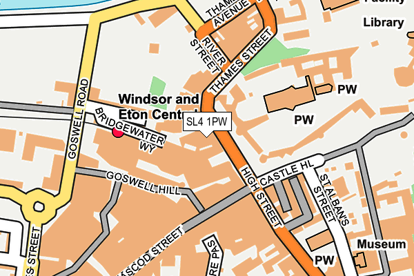 SL4 1PW map - OS OpenMap – Local (Ordnance Survey) SL4 1PW map - OS OpenMap – Local (Ordnance Survey)